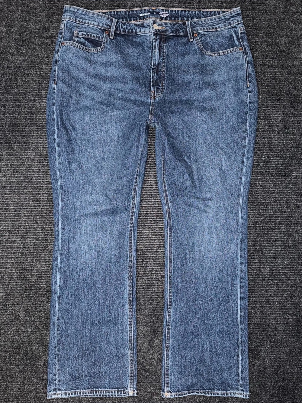 Old Navy Extra High Rise Baby Boot Cut Jeans Blue Denim Women’s Size 18 Casual